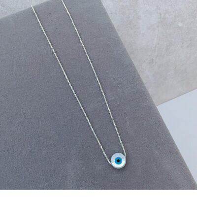 Colar Olho Grego Madrepérola