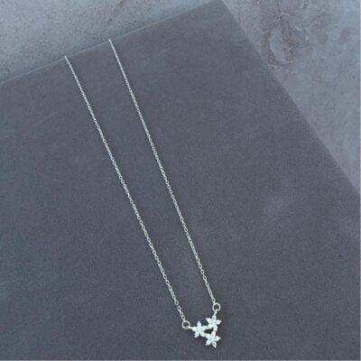 Colar Flores Cravejada